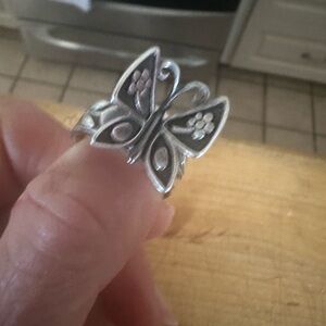 James Avery Silver Mariposa Ring